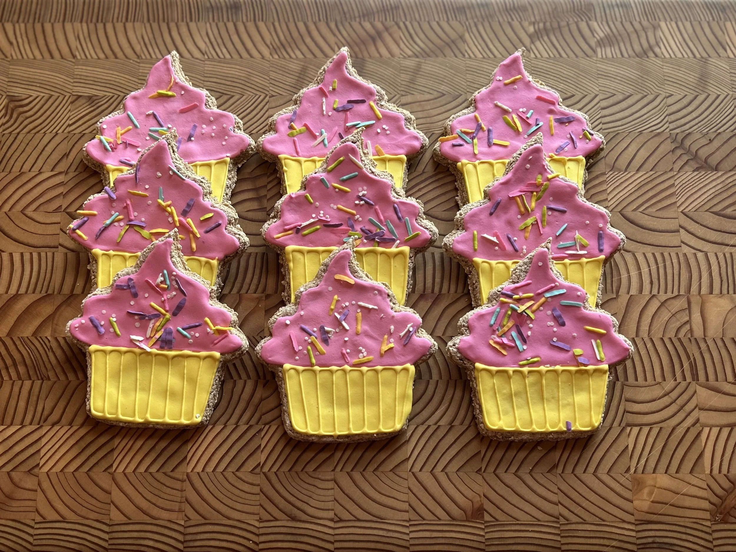 Pink Sprinkle Cupcakes