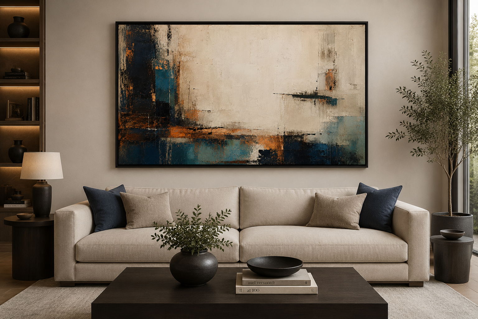 Silent Horizon – Contemporary Abstract Canvas Print
