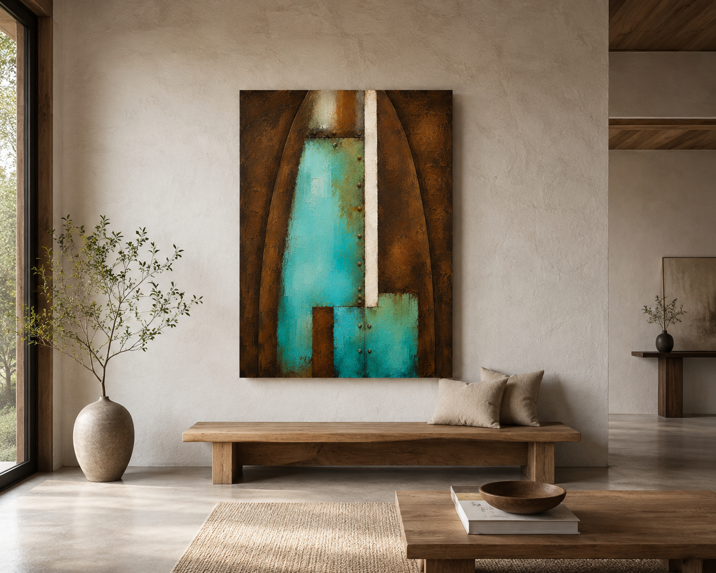 Flight, Mans Destiny: Industrial Abstract Canvas Wall Art | Limited Edition 40×50