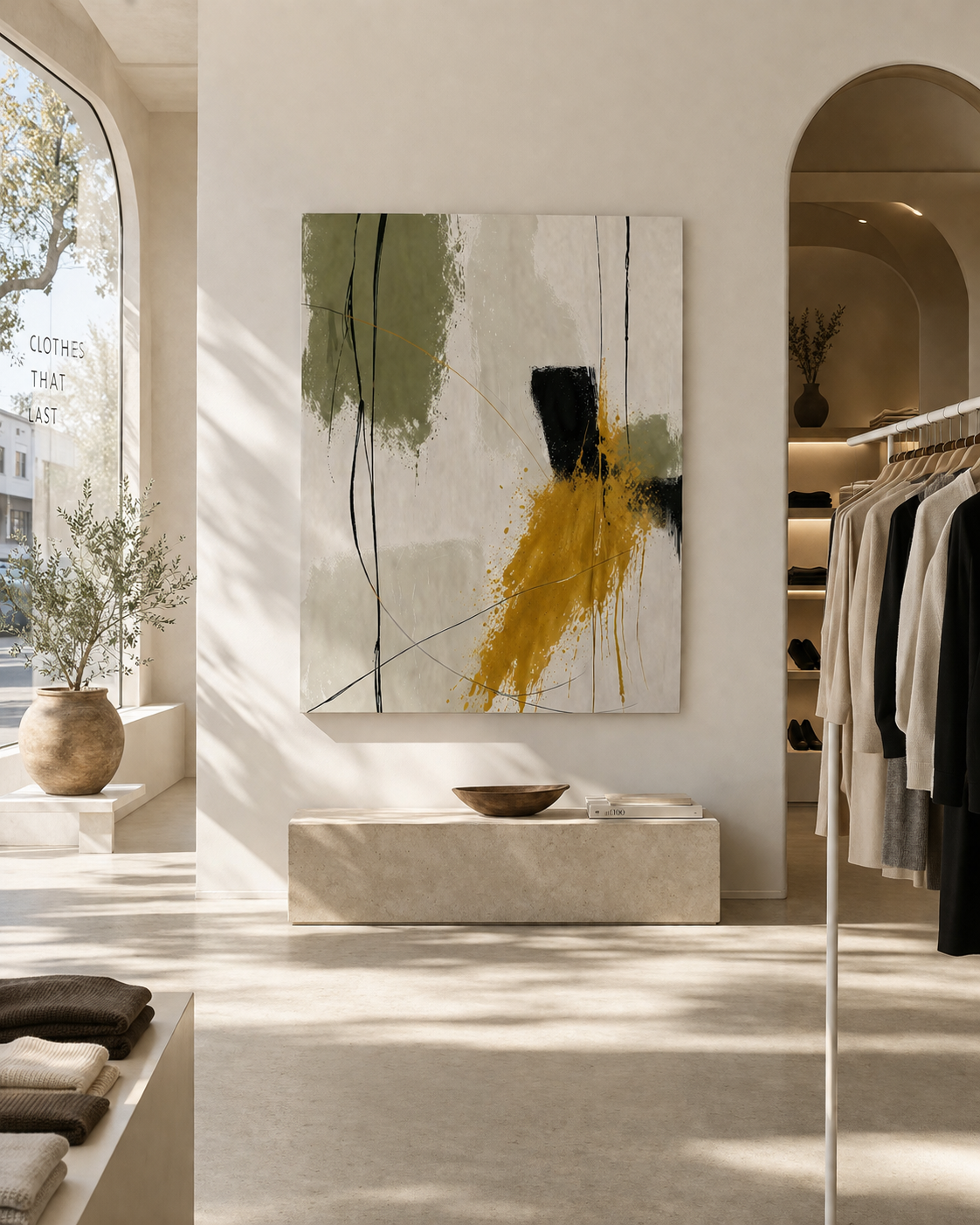 Autumn Promise: A Beautiful Abstract Expressionist Canvas inspired by the colours and atmosphere of autumn.
