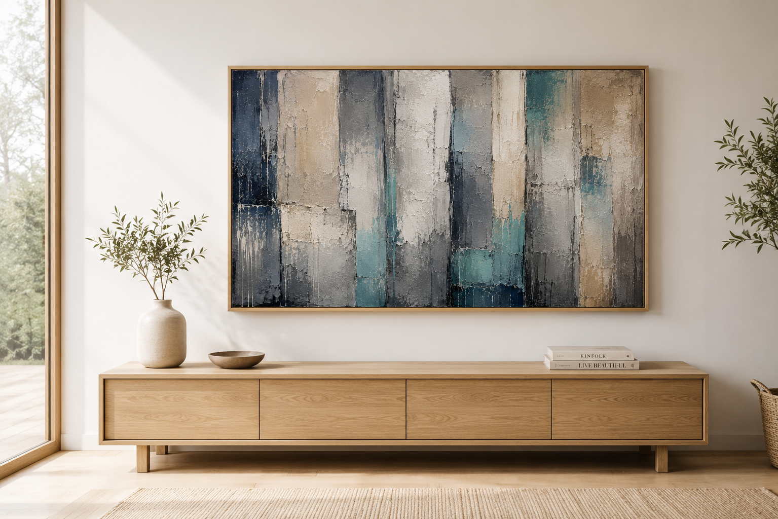 Formation. Abstract Minimalist statement piece.
