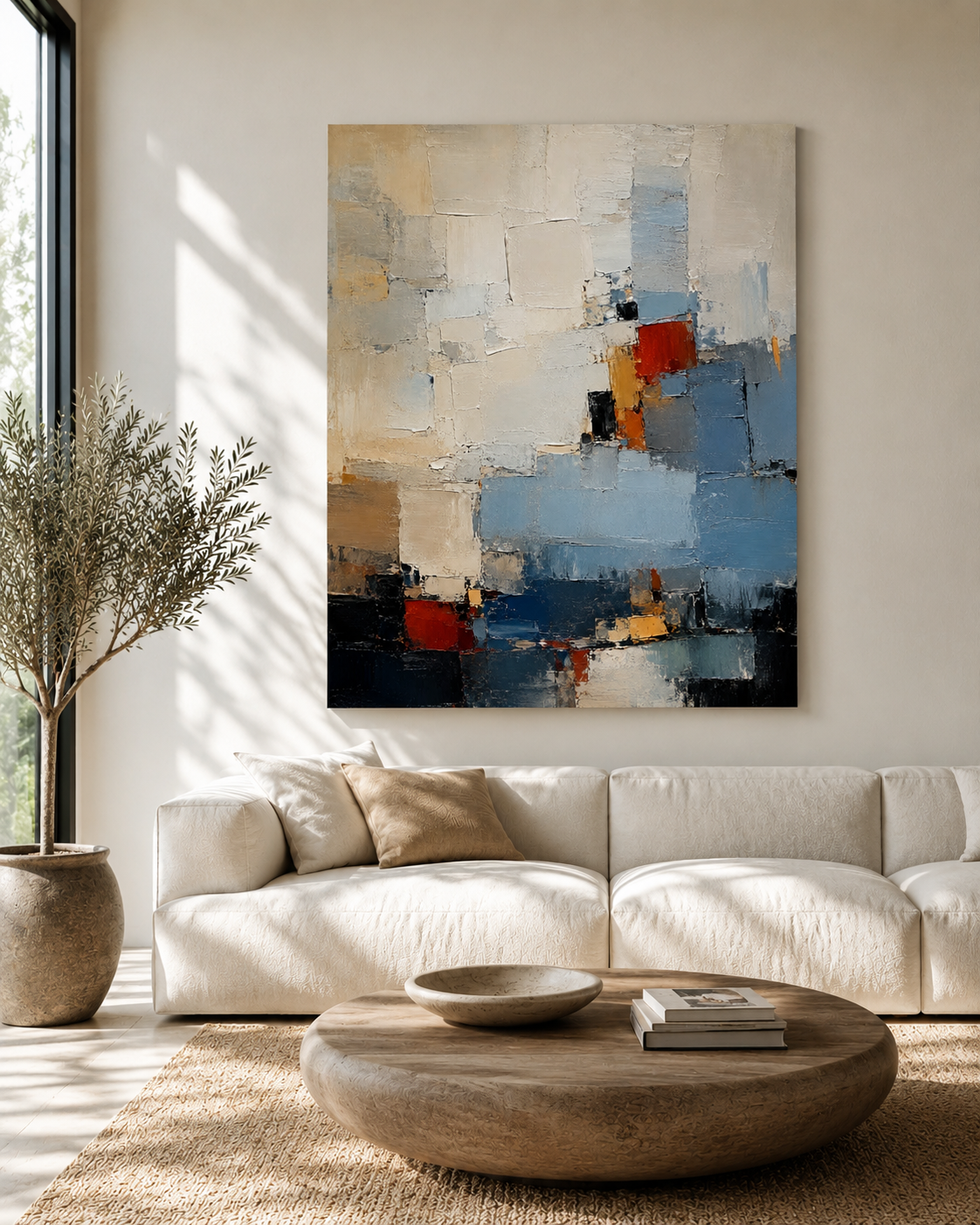 HARBOUR LIGHTS- Contemporary Abstract Canvas