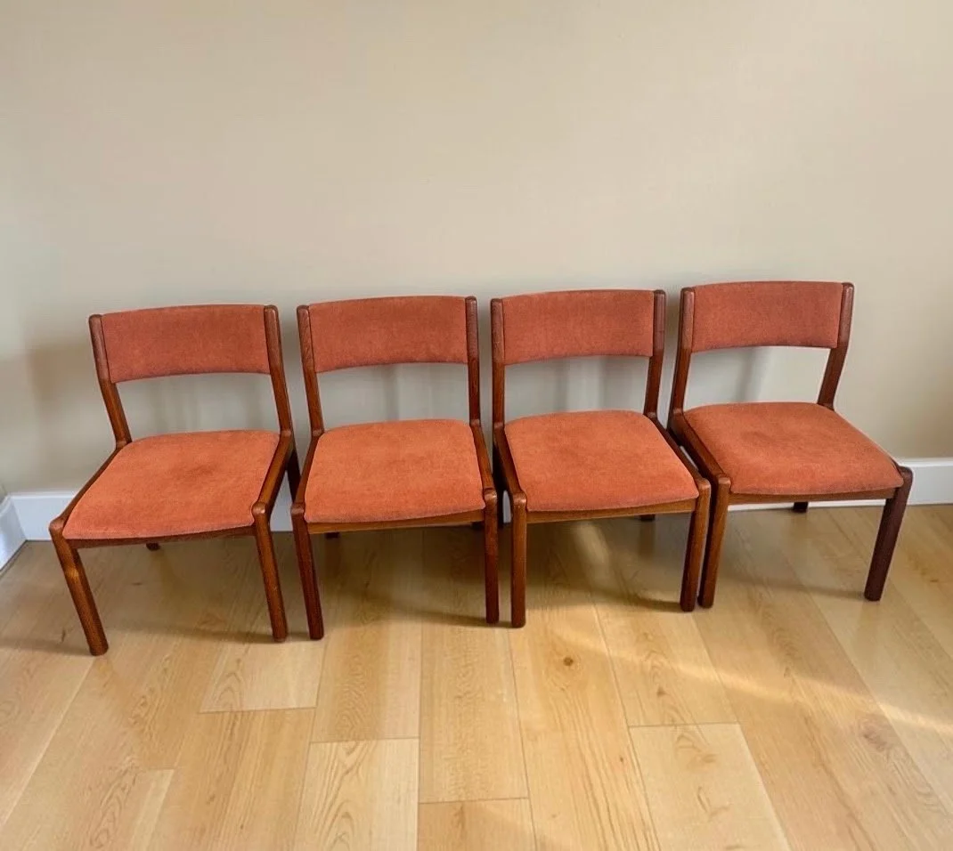 Set of 4 Danish Teak Dining Chairs by J.L. Moller