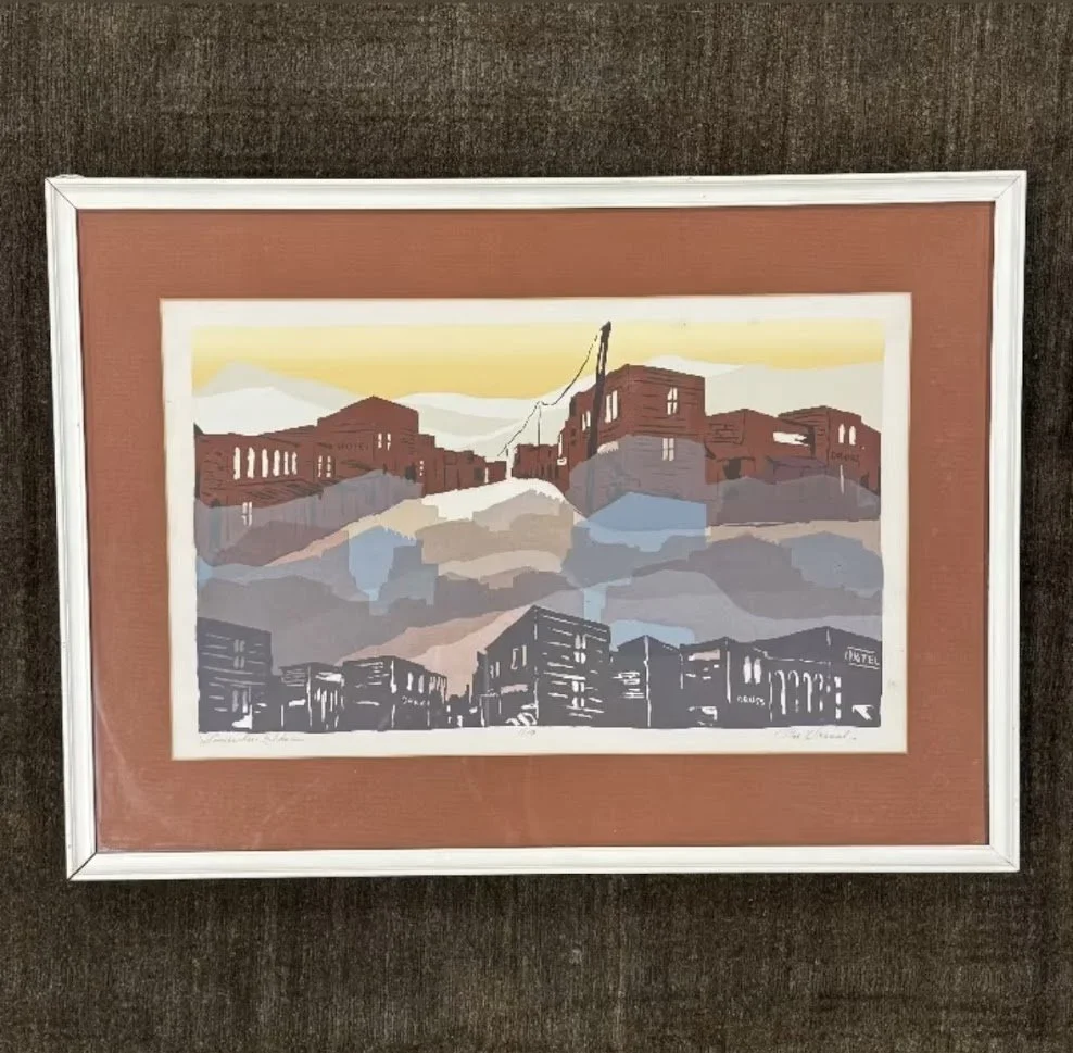 Fabulous Vintage Original Signed Serigraph by Pat Varnel Limited Edition #1 of 10