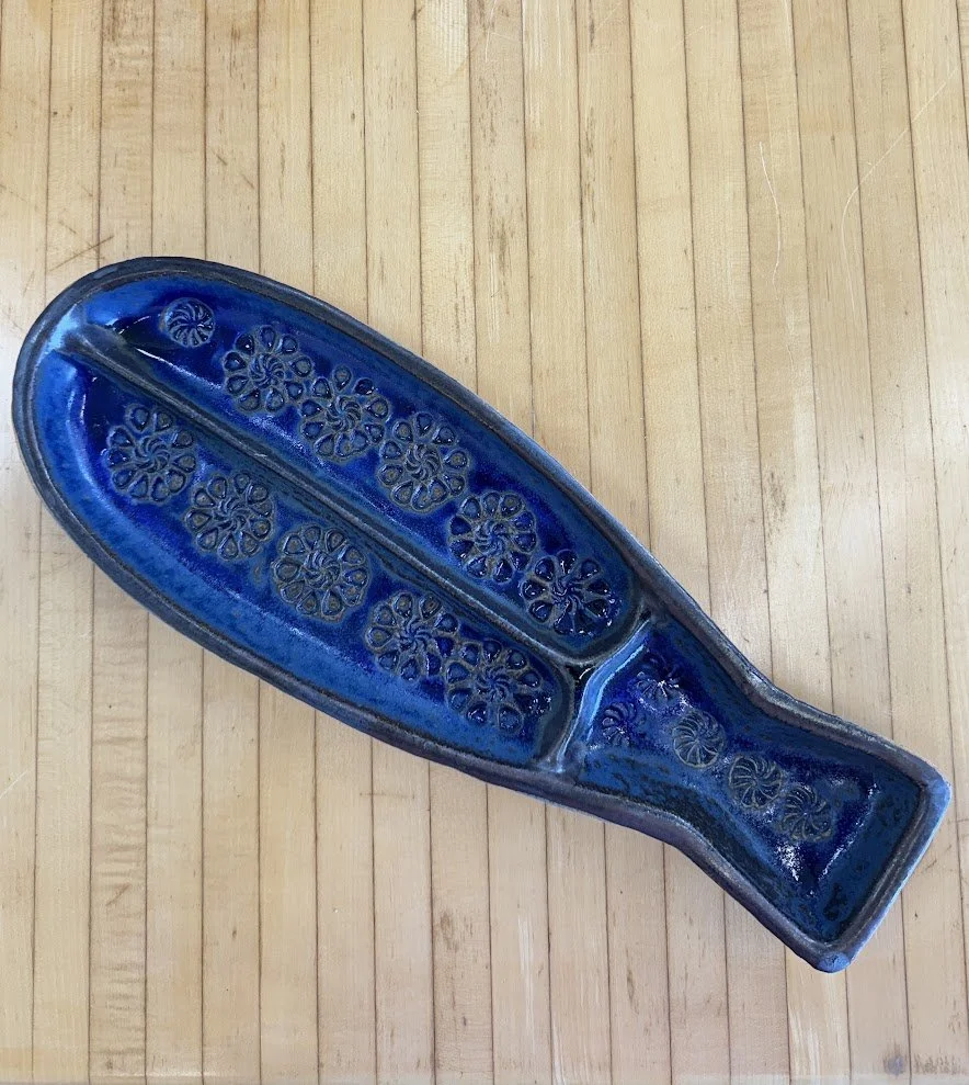 Bennington Pottery Fish Dish #1806 David Gil Design