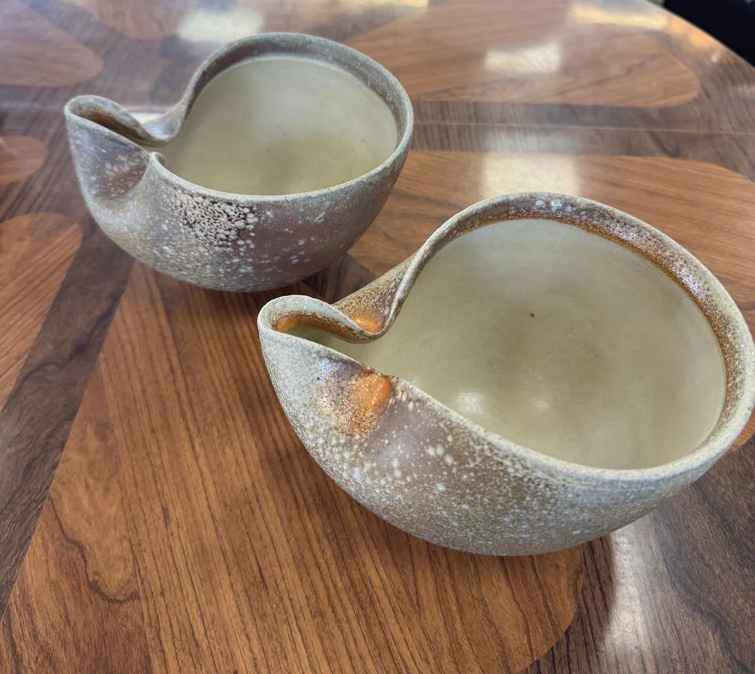 Handcrafted Ceramic Batter Bowls by Stuart Gair
