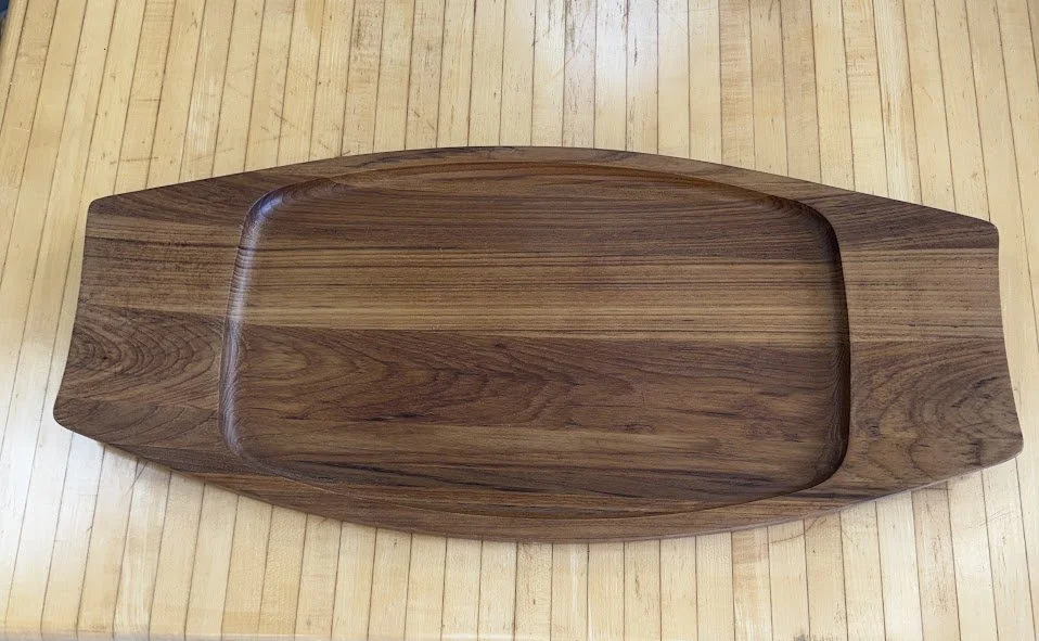 Large Vintage Dansk Teak Serving Tray