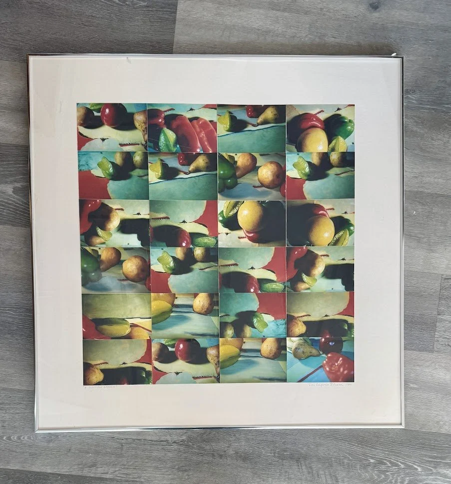 Abstract Colorful Photo Collage "A Sicilian Garden" by Livia Campanella St Florian