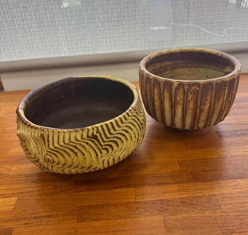 Handcrafted Stoneware Bowls by Guillermo Cueller