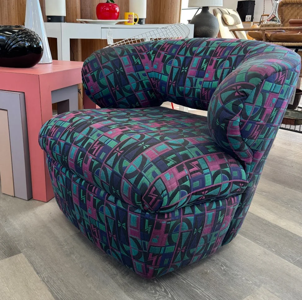 Post Modern Swiveling Chair by Directional