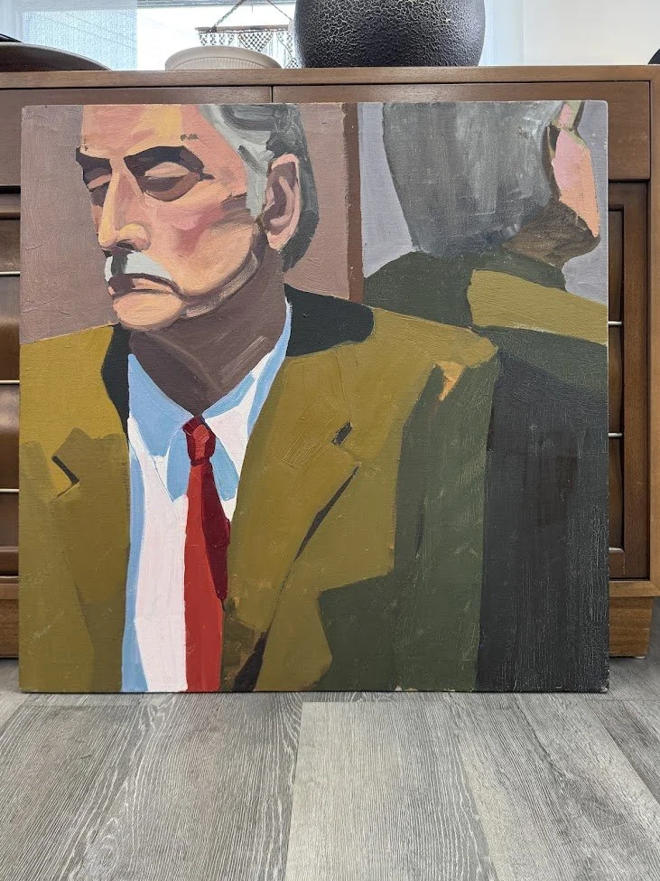 Original Portrait Painting of a Man by Paul Villinski