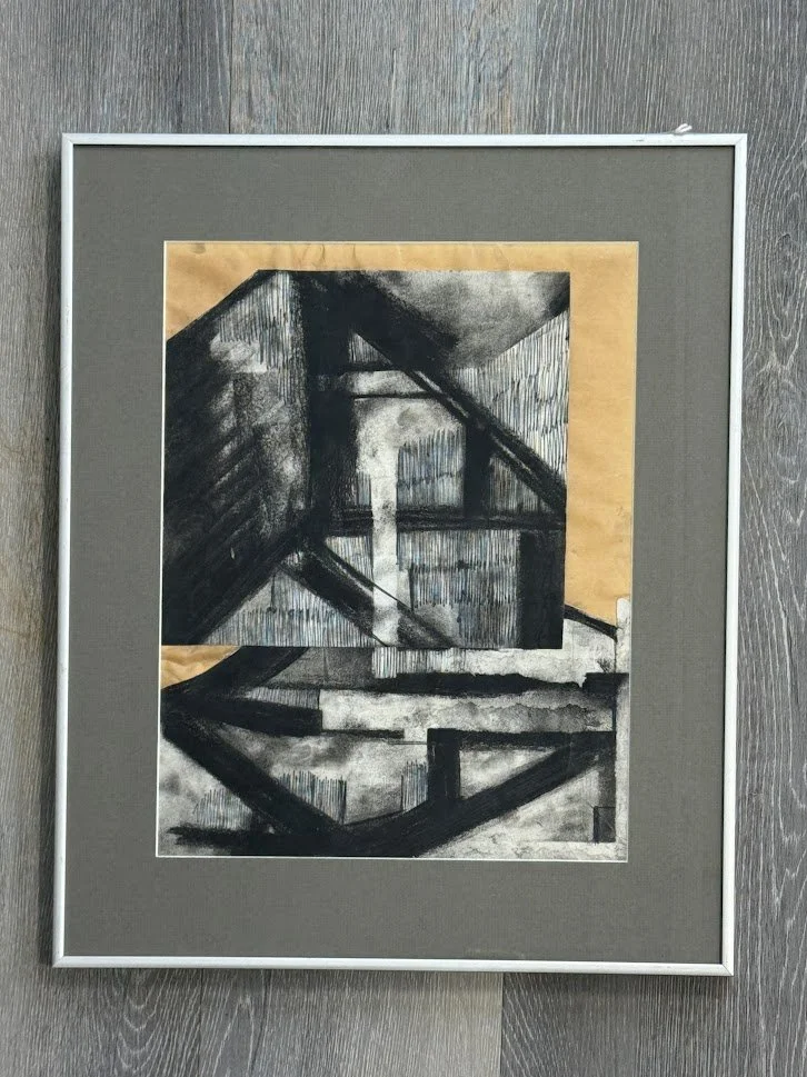 Abstract Original Mixed Media Print