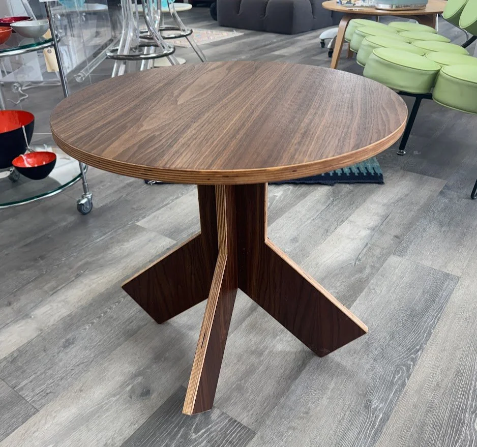 Handcrafted "Criss Cross" Side Table by Qubu Furniture, Newburyport MA
