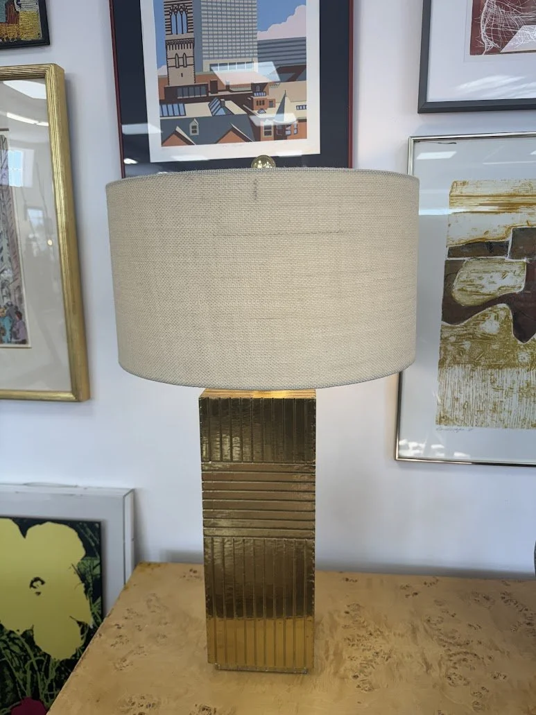 Currey & Company Brass Clad Table Lamp