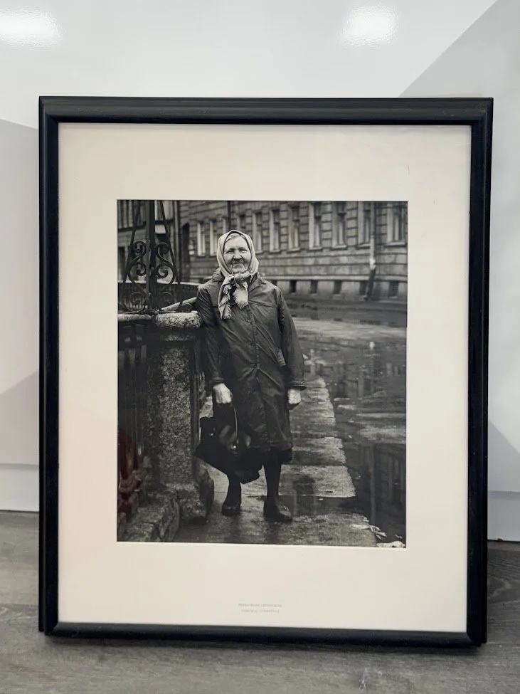Original Photograph "Pedestrian, Leningrad" 1983  24" x30"