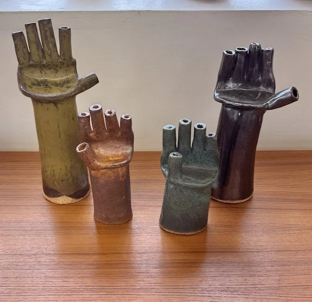 Wonderful Handcrafted Ceramic Hand Sculptures by MLS Pottery