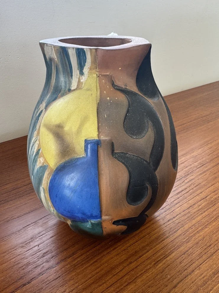 Handcrafted Ceramic Vase Made in Peru