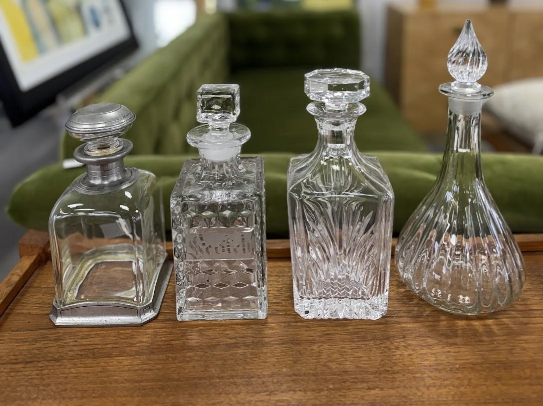 Assorted Vintage Liquor Decanters