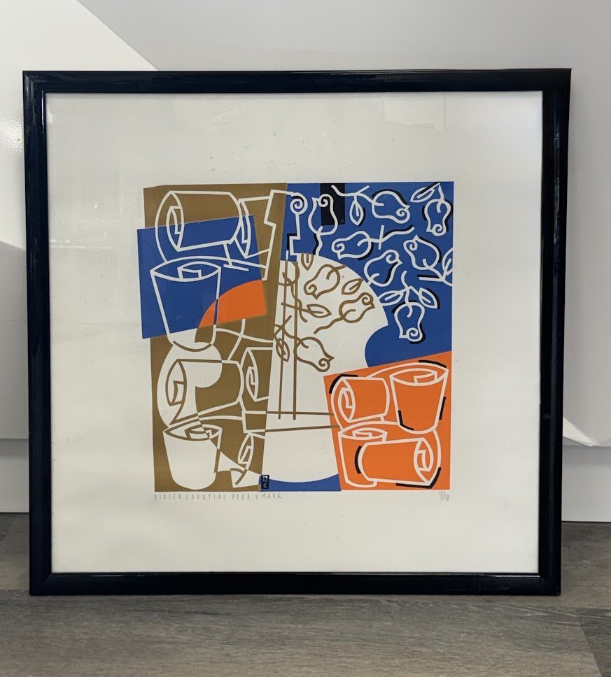 Limited Edition signed and Numbered serigraph by Didier Courtial 