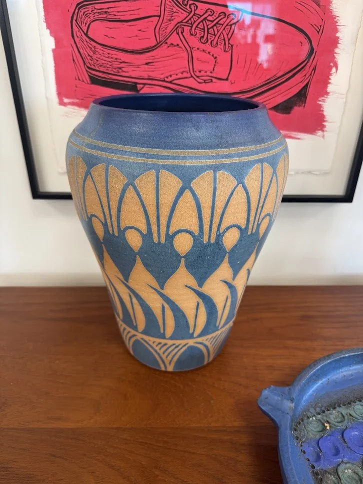 Large Studio Pottery Vase by  Sally Ann Endleman