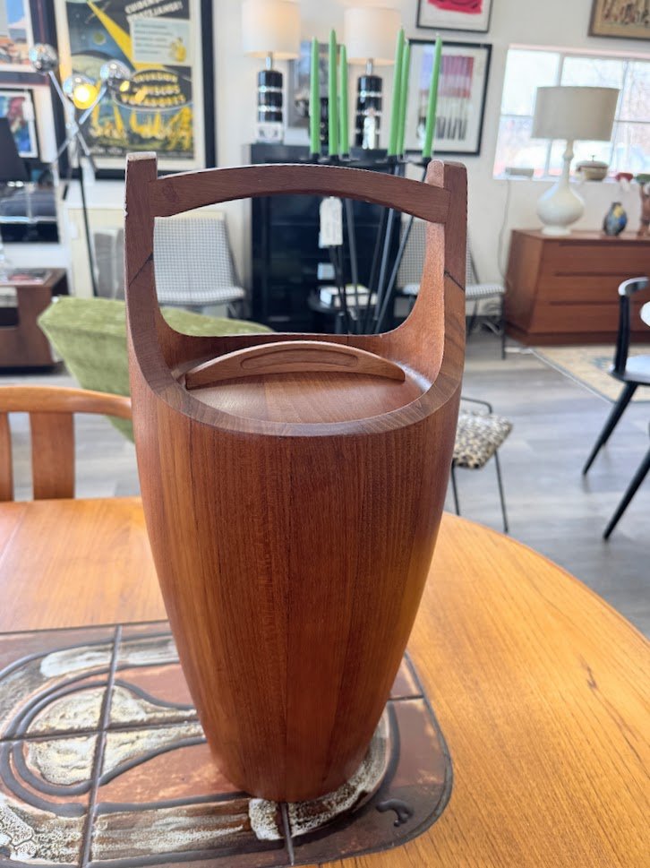 Large Danish Teak Ice Bucket by Dansk - Jens Quistgaard Design