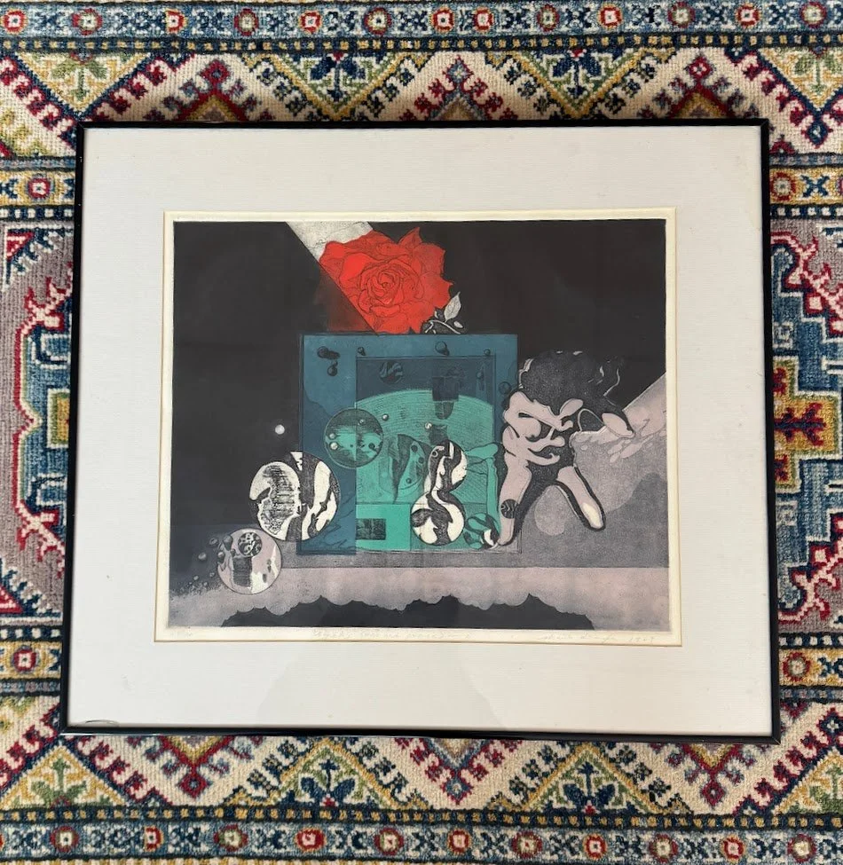 Original Signed and Numbered Lithograph by Shaih Li-Fa (1938- ) "War and Peace"