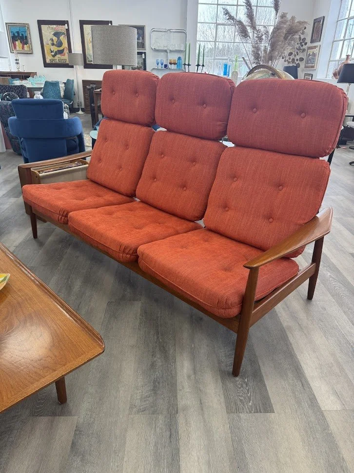 Mid Century Arne Vodder Designed High Back Sofa for Cado/France & Sons Denmark