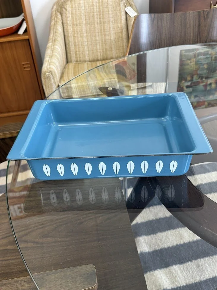 Vintage Cathrineholm Blue Lotus Baking Pan