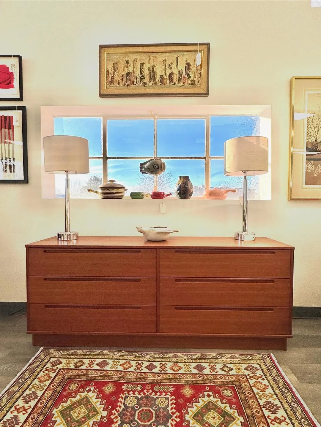 Danish teak 6 drawer chest by Torring