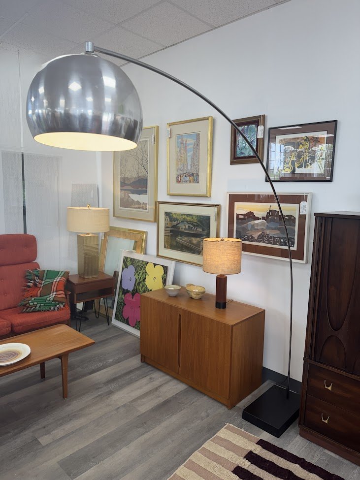 Vintage Mid Century Arch Floor Lamp