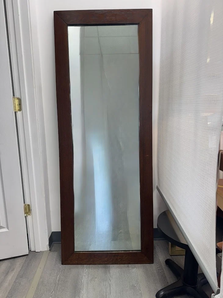 Vintage Mission Oak Full Length Mirror