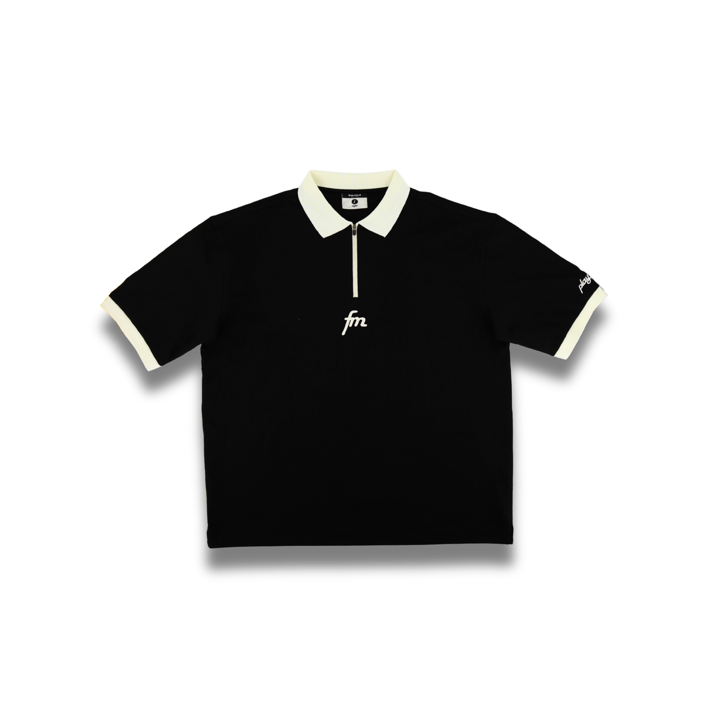 FM Classic Cotton Polo Black