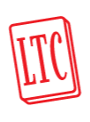 Red rectangular logo with black text reading 'LTC'