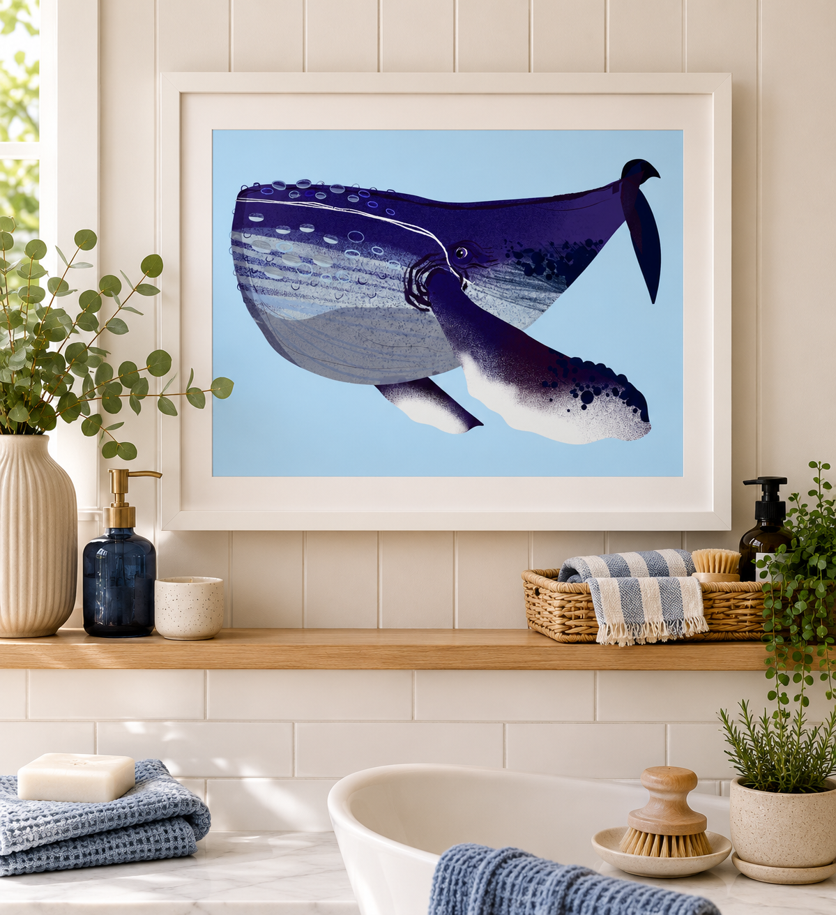 Humpback Whale Art Print