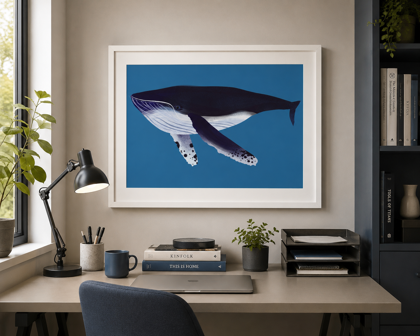 Whale Print