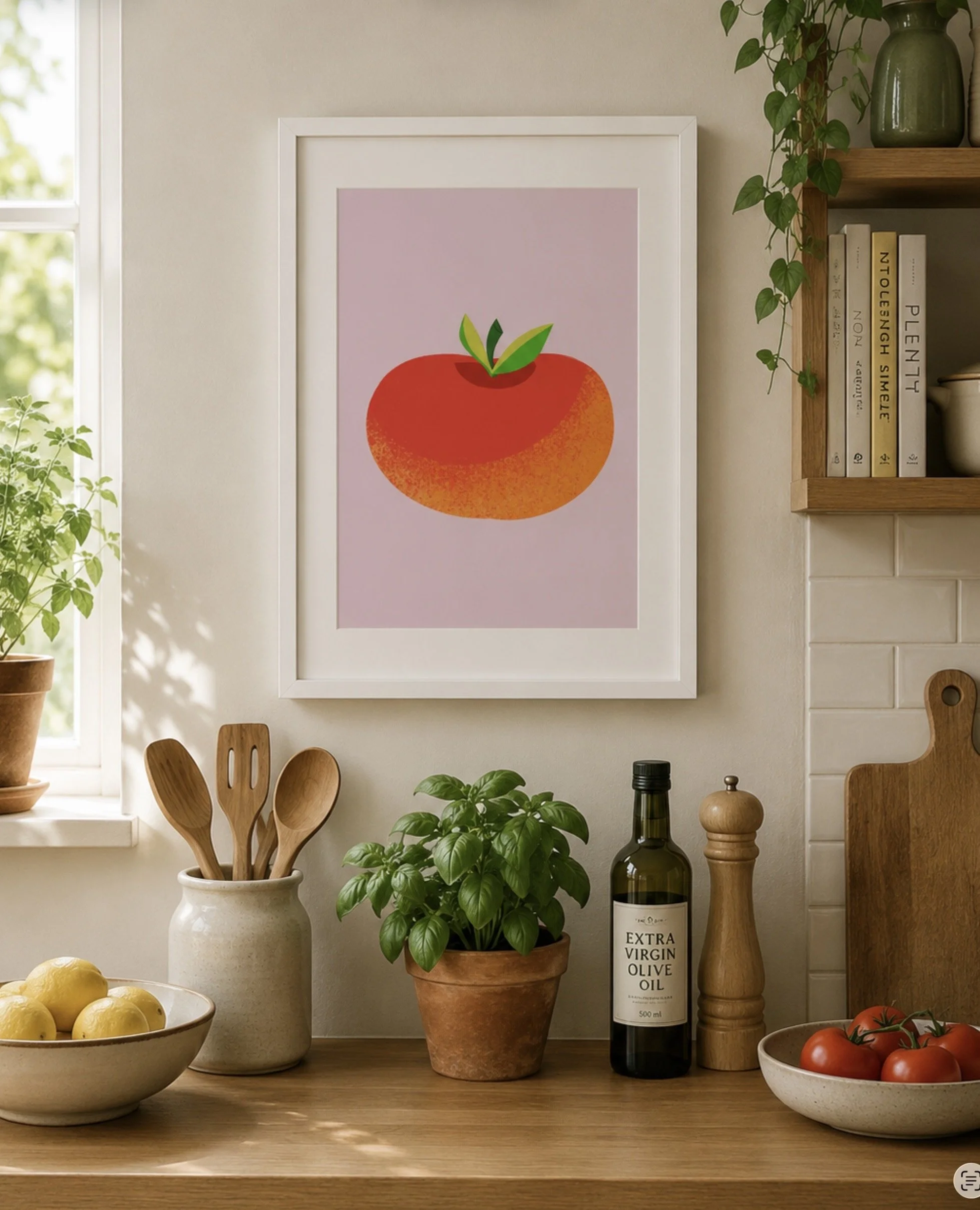How to choose prints for a cottage kitchen