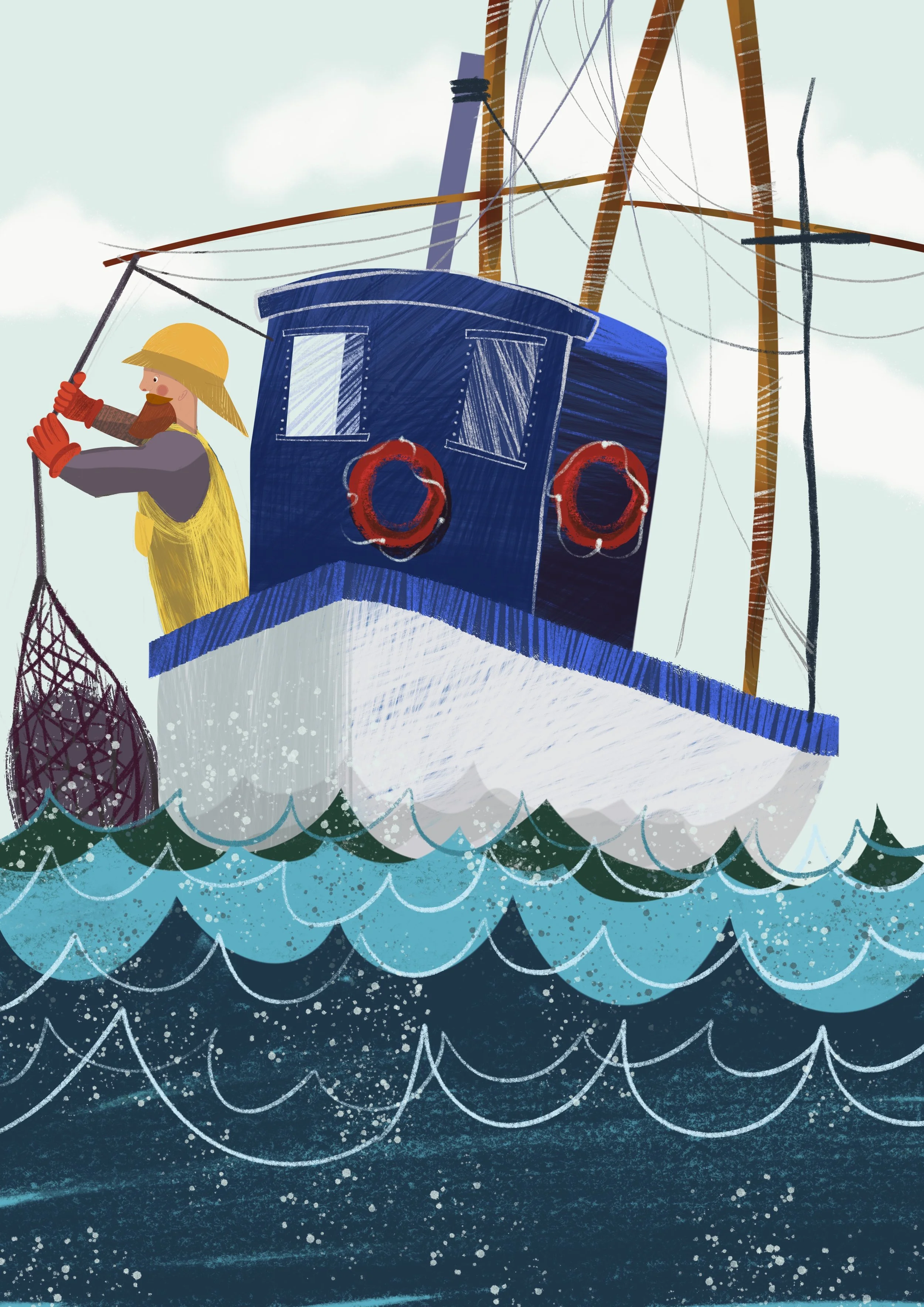 Trawlerman Print