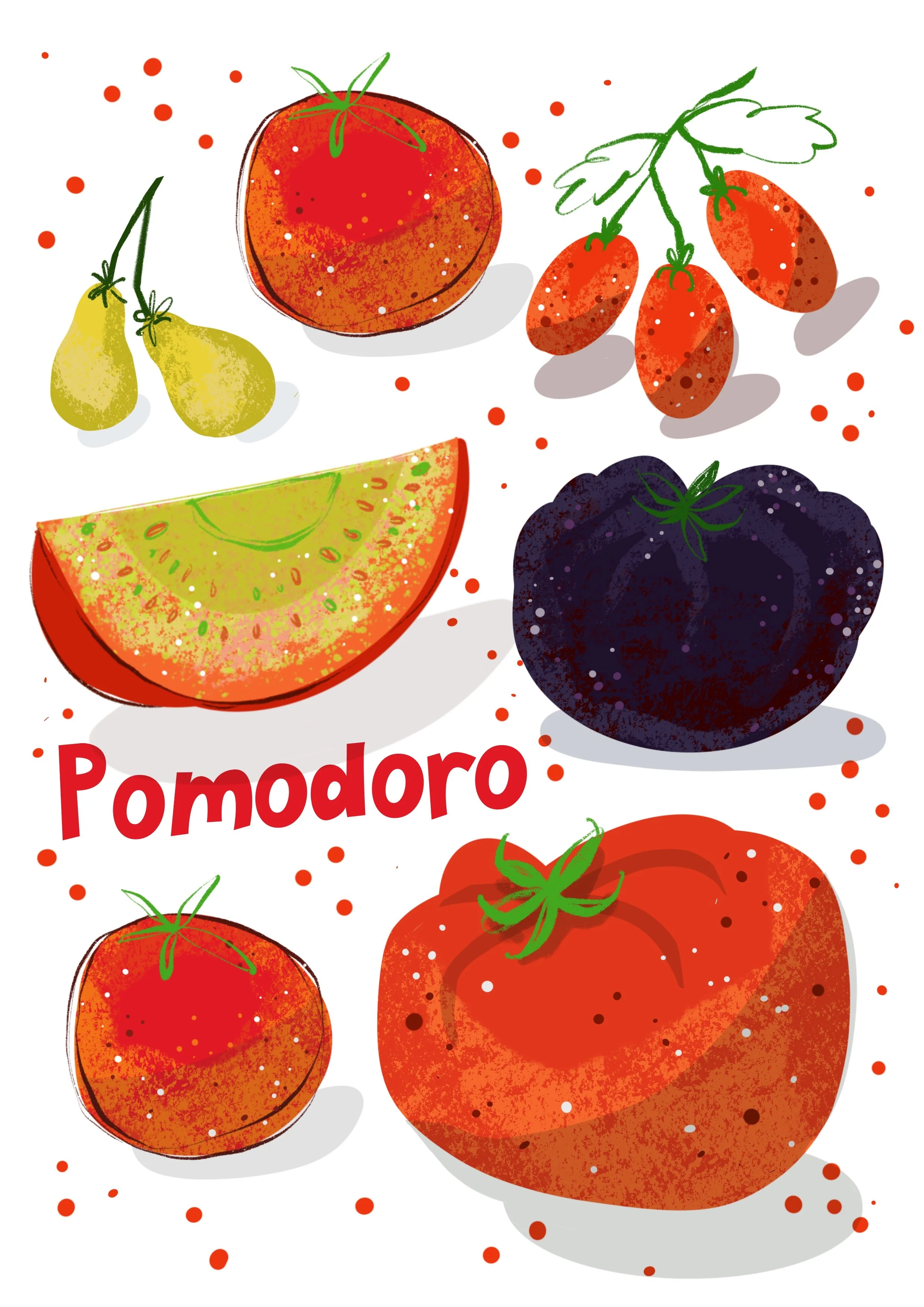 Tomatoes Print  (unframed)