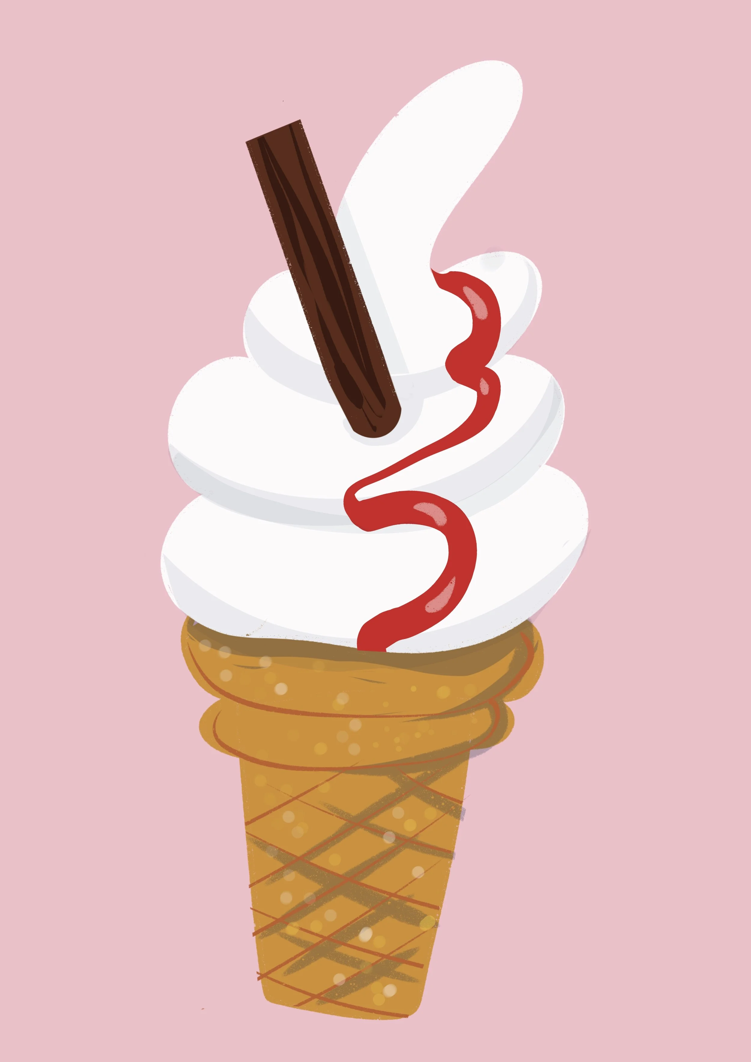 Ice cream Print (unframed)