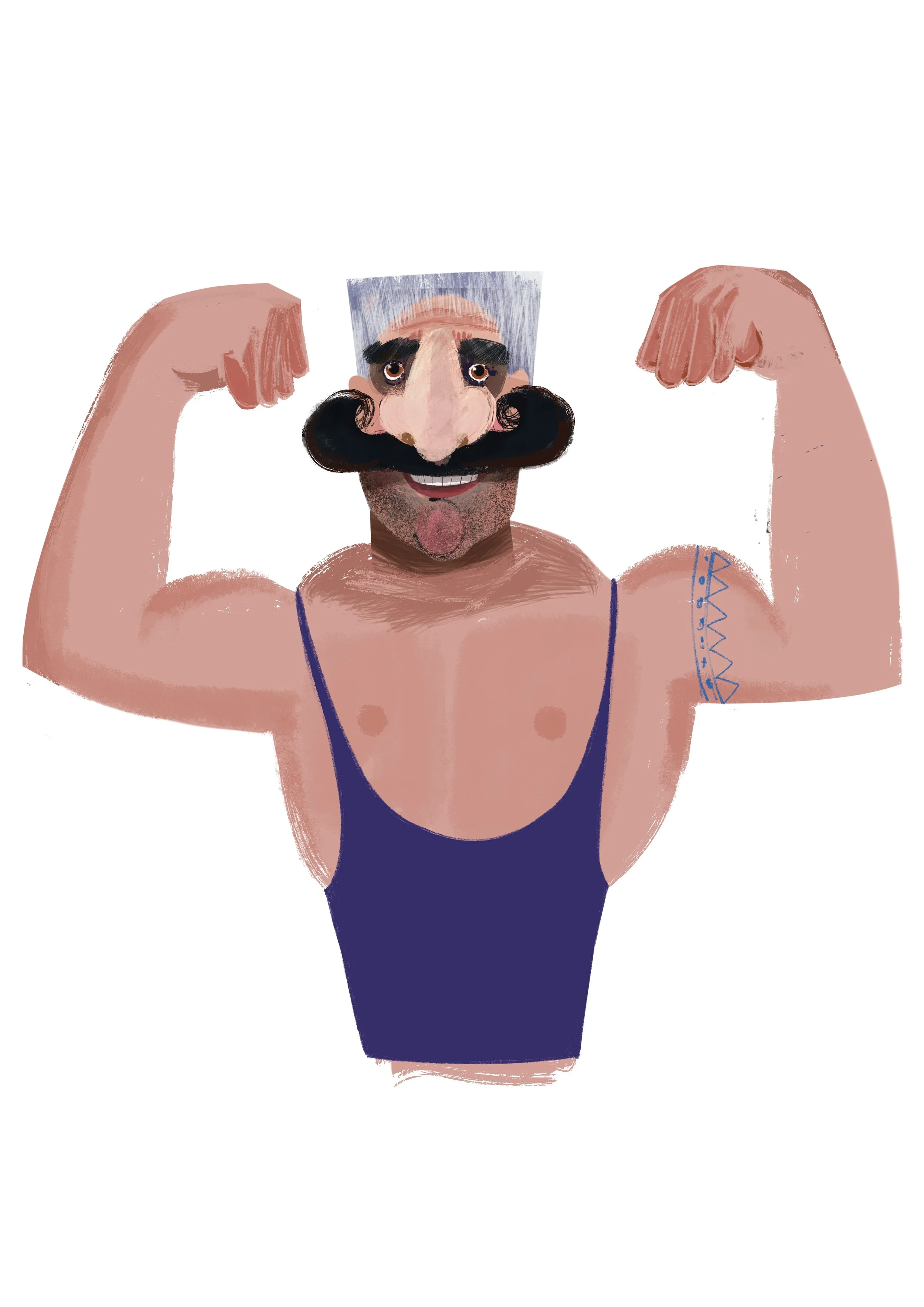 Strong Man Print (Unframed)