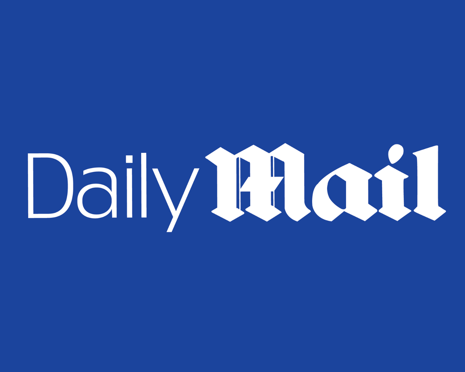 The logo of the Daily Mail newspaper with blue background and white text.