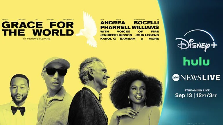 Andrea Bocelli, Teddy Swims and more confirmed for 'Grace For the World' concert on Disney Plus