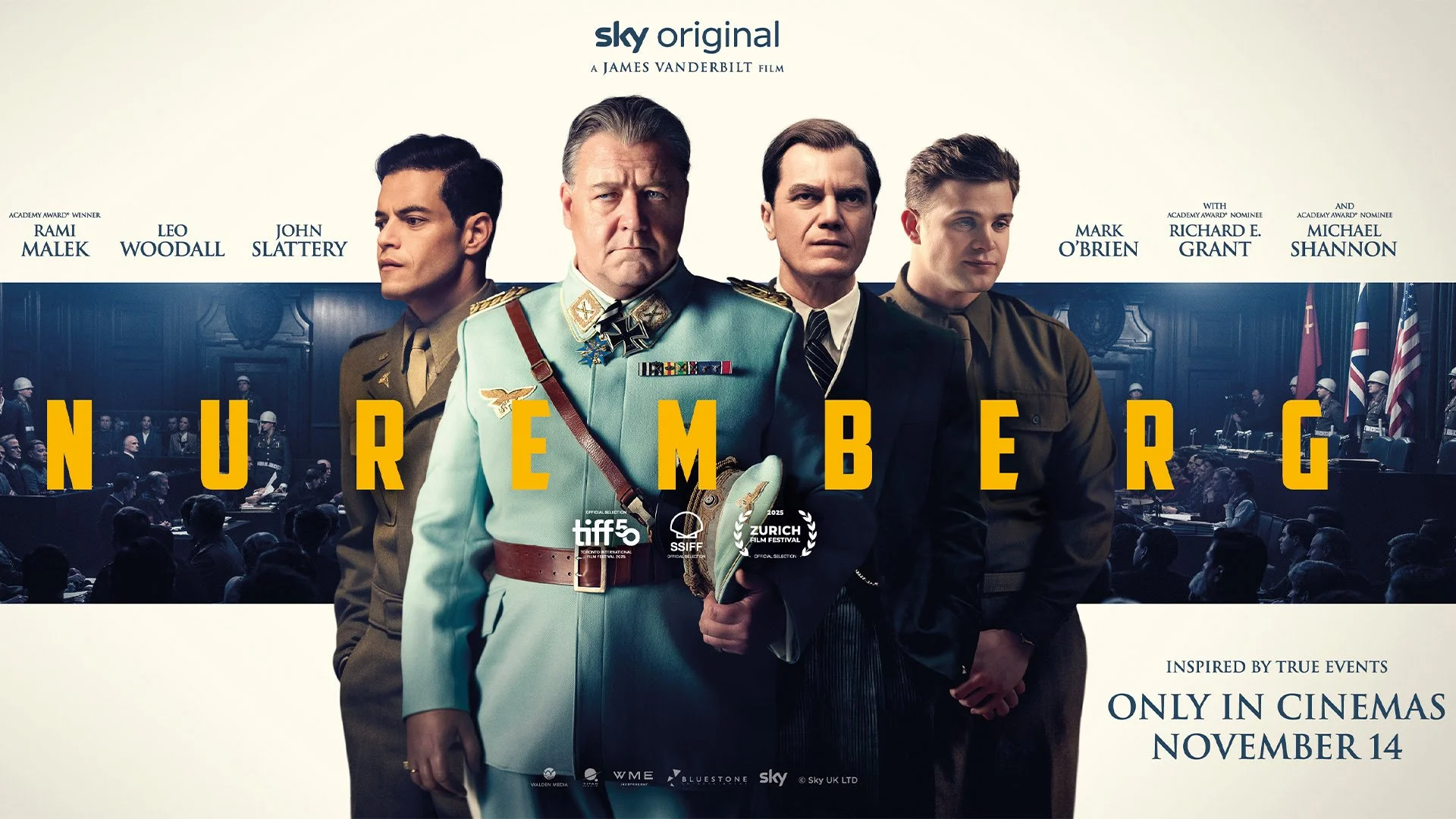 Nuremberg is now streaming on Sky Cinema