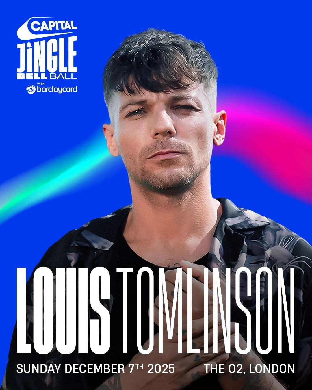 Louis Tomlinson to perform at Capital’s Jingle Bell Ball with Barclaycard