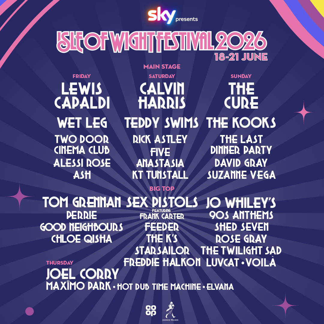 joel Corry, Perrie and more added to Isle of Wight Festival