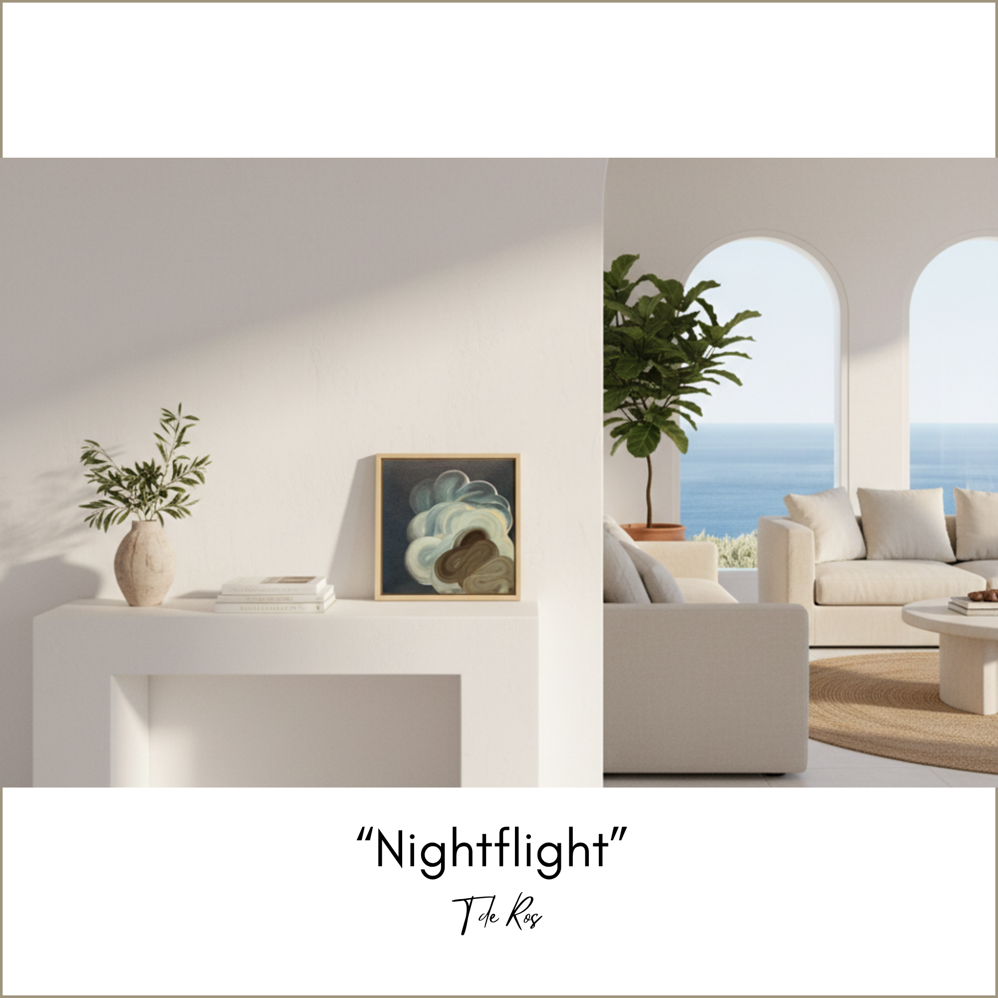 "Nightflight" | Acrylic in canvas | 20 x 20 cm