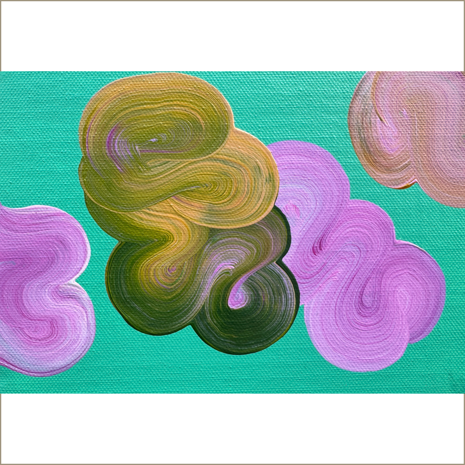 (Mini) Miami Dreams I (A5) | Acrylic on canvas board