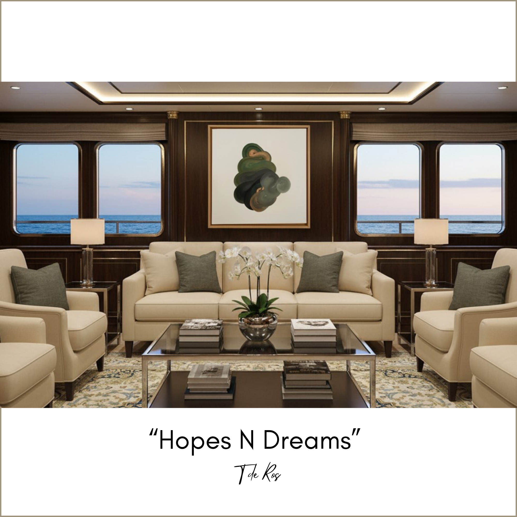 "Hopes N Dreams" | Acrylic on canvas | 50 x 50 cm | private commission