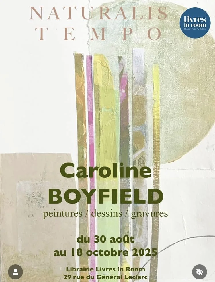 Naturalis Tempo exhibition, Livres in Room, St Pol-de-Léon, 30 August - 18 October 2026