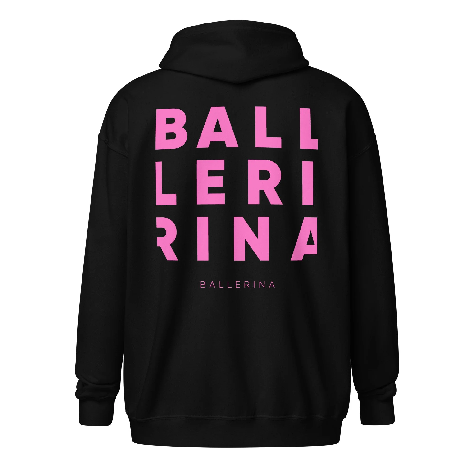 Ballerina // Gildan Zip Hoodie - Pink